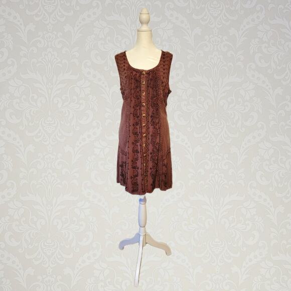 Zury, M\L | Flowy Boho Embroidered Dress Waist Tie - Picture 1 of 7